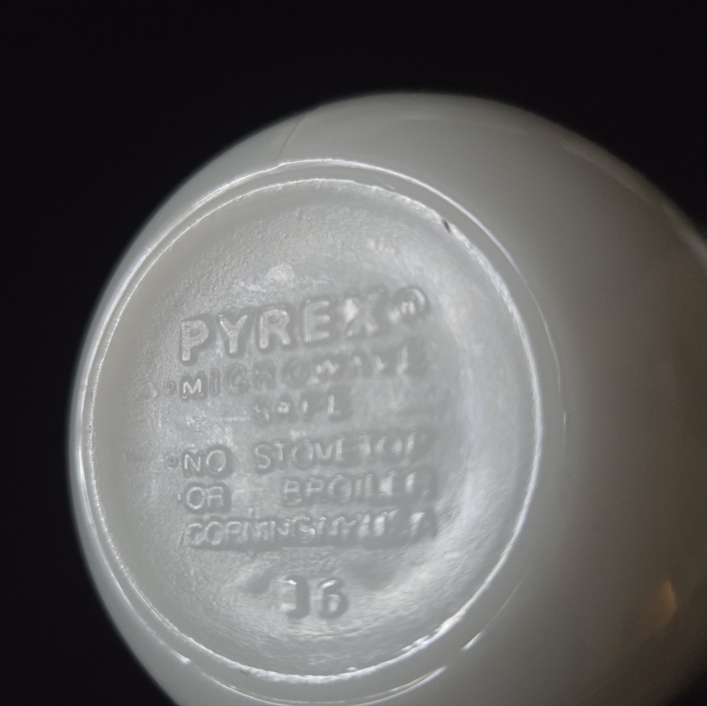 Pyrex Vintage Blue Onion Cup Keyhole - Picture 3 of 4